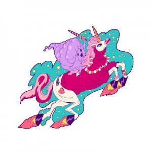 Owala 10 Stickers Cotton Candy Riding A Unicorn | CAD6409F