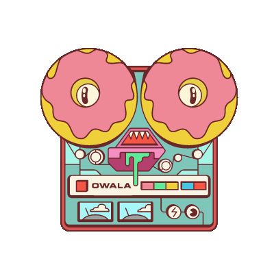 Owala 11 Stickers Donut Kill My Vibe | CAF6410D