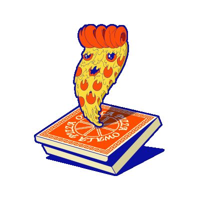 Owala 19 Stickers Peppy Pizza | CAC6418T