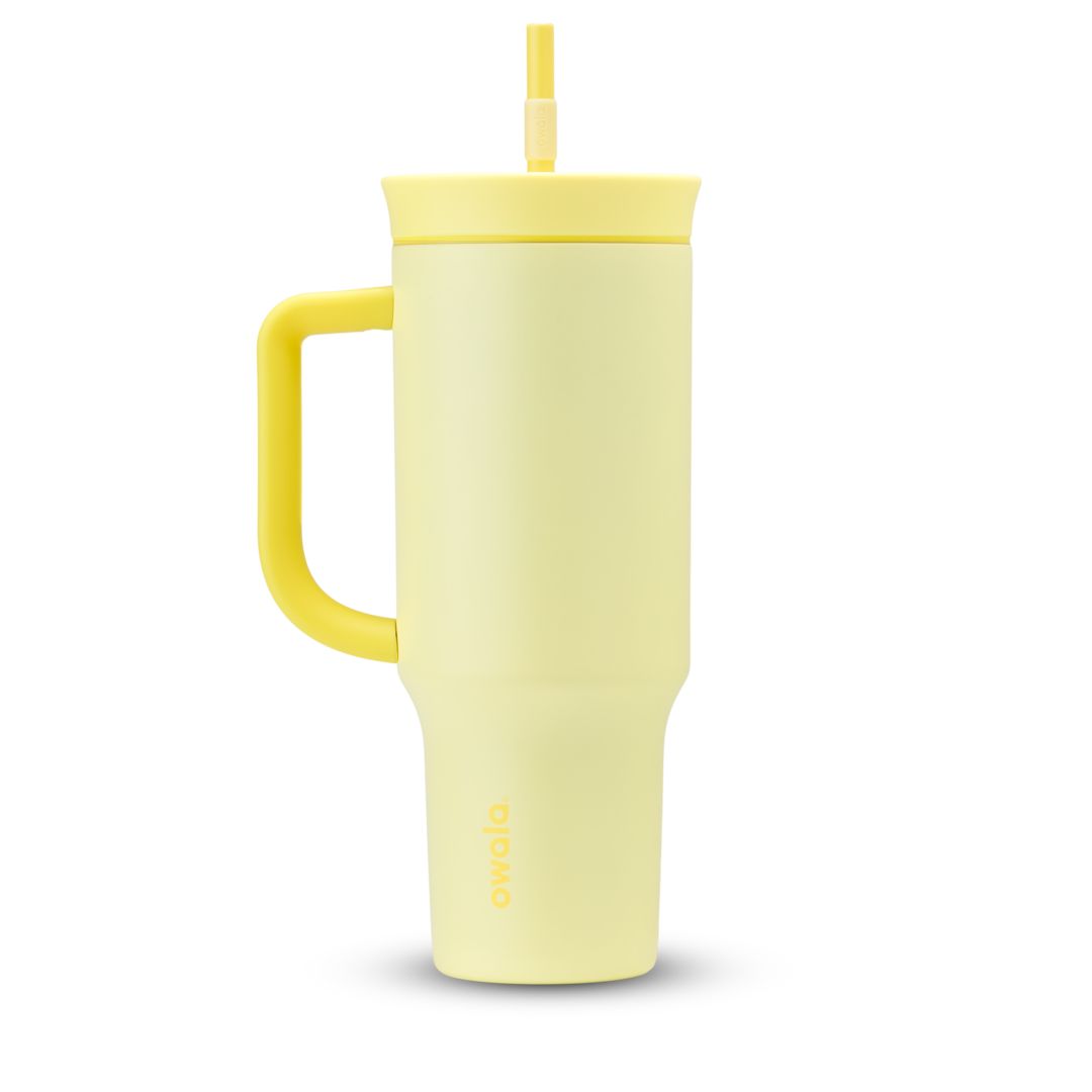 Owala 40oz Stainless Steel 9 40oz Tumbler Bright Yellow | CAZ6312U